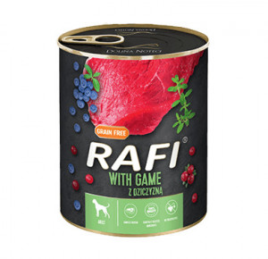 Dolina Noteci Rafi Nassfutter für Hunde mit Wildfleisch - 800g