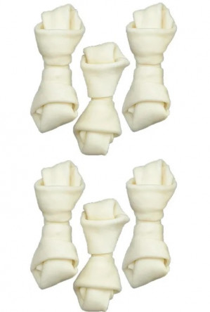 ZOLUX Knotted white bone - kauartikel für hunde - 54g