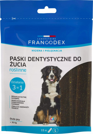 FRANCODEX Dental Strips L - leckerli für hunde - 15