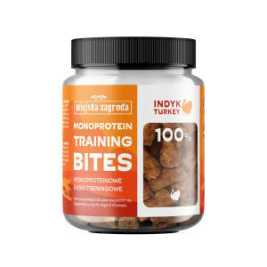 WIEJSKA ZAGRODA Monoprotein training bites Turkey - leckerli für hunde - 150g
