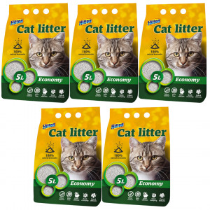 HILTON Economy – Bentonit-Katzenstreu – 5x5l