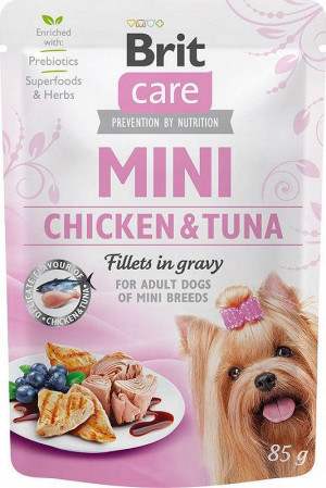 BRIT Care Mini Chicken&Tuna - Nassfutter für Hunde - 85 g