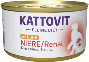 KATTOVIT Feline Diet Niere/Renal Chicken - nassfutter für Katzen - 185g