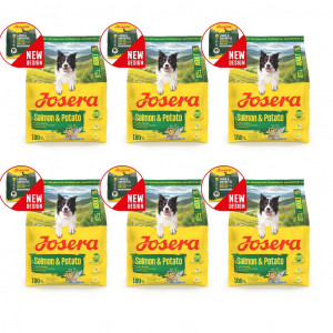 JOSERA Salmon & Potato - Trockenfutter für Hunde - 6x900g