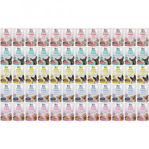 BRIT Care Mini MIX SMAKÓW - mokra karma dla psa - 60x85g