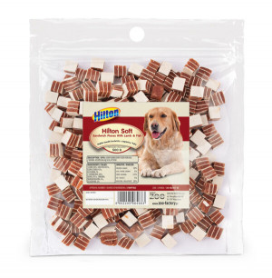 HILTON Sandwich pieces with lamb and fish - Hundeleckerli - 500 g