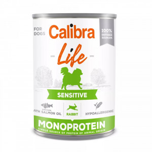 CALIBRA LIFE Sensitive Kaninchen - Nassfutter für Hunde - 0.4kg