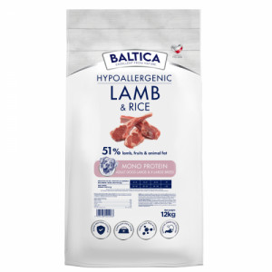 BALTICA Nutraceutic Hypoallergenic L/XL Lamb with rice - trockenfutter für Hunde - 12kg