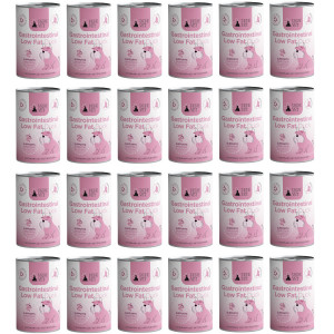 PAKA ZWIERZAKA Pepe Vet Gastrointestinal Low fat Duck - Nassfutter für Hunde - 24x400g
