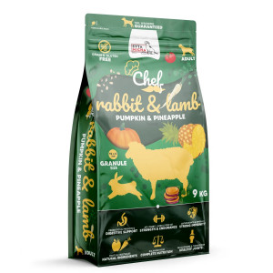 SYTA MICHA Chef Rabbit, lamb with pumpkin and pineapple - trockenfutter für Hunde - 9kg