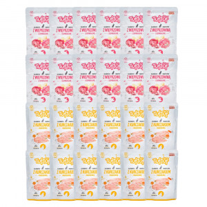 TUF TUF Fleischpastete MIX 2 SORTEN – Nassfutter für Hunde – 24x300 g