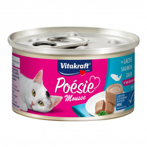 VITAKRAFT Poésie Mousse Salmon - nassfutter für Katzen - 85g