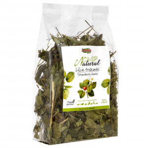 ALEGIA Strawberry leaves - leckerli für Nagetiere und Kaninchen - 90g