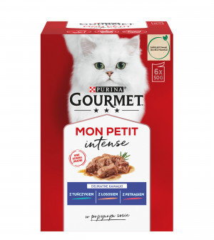 GOURMET Mon Petit Fish Mix - Katzen Nassfutter - 6 x 50 g 