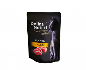 Dolina Noteci Premium Sterilised Entengericht - Nassfutter für sterilisierte Katzen - 85g