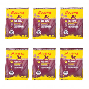 JOSERA Adult Festival - Trockenfutter für Hunde - 6x900 g