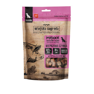 WIEJSKA ZAGRODA Pork ham - leckerli für hunde - 100g