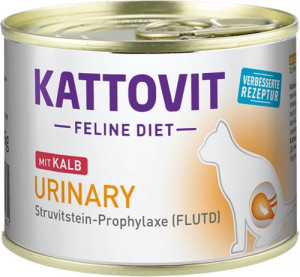 KATTOVIT Feline Diet Urinary Veal - nassfutter für Katzen - 185g