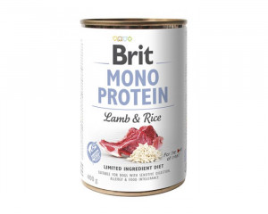 BRIT MONO PROTEIN Nasses Hundefutter Lamm mit Reis 400 g
