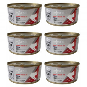 TROVET Renal & Oxalate RID Huhn – Nassfutter für Katzen – 6×100 g