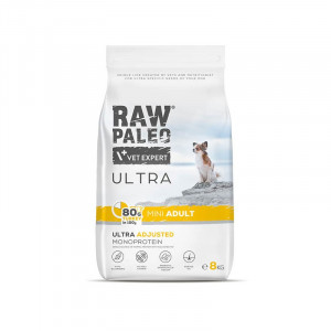 RAW PALEO Ultra Mini Adult Truthahn – Trockenfutter für Hunde - 8 kg