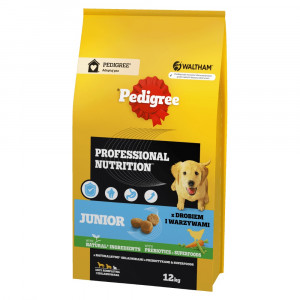 PEDIGREE Professional Nutrition Junior with poultry and vegetables, medium and large breeds - trockenfutter für Hunde - 12 kg