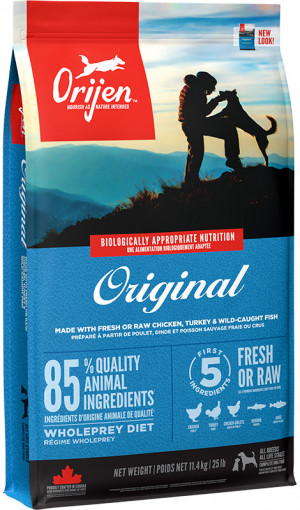 ORIJEN Original - Trockenfutter für Hunde - 11,4 kg