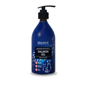 HOLISTA Salmon oil - nahrungsergänzungsmittel für hunde und katzen - 500ml