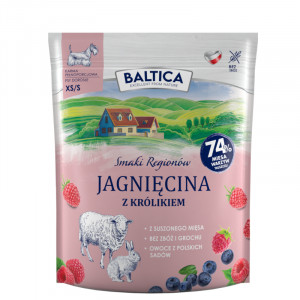 BALTICA Smaki regionów Small breeds Lamb with rabbit - trockenfutter für Hunde - 1kg