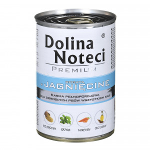 DOLINA NOTECI Premium Reich an Lamm - Nassfutter für Hunde - 400 g