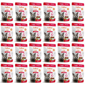 CALIBRA Cat Life Adult Beef in gravy - Nassfutter für Katzen - 24x85g