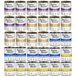 DOLINA NOTECI Premium MIX 4 GESCHMACKSRICHTUNGEN - Nassfutter für Hunde - 30x800g