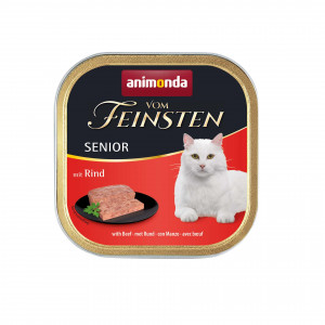 ANIMONDA Vom Feinsten Senior Beef - nassfutter für Katzen - 100g