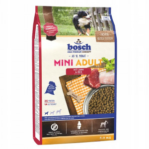 BOSCH Mini Adult Lamb with rice - trockenfutter für Hunde - 3kg