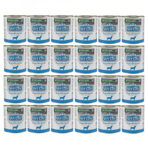 FARMINA Vet Life Canine Hypoallergenic Fish&Potato – Nassfutter für ausgewachsene Hunde 24 x 300 g