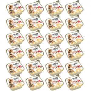TUF TUF Alupak Geflügelpastete - Nassfutter für Hunde - 24x300g
