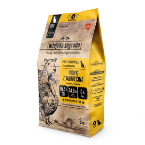 WIEJSKA ZAGRODA Turkey with lamb M - trockenfutter für Hunde - 2kg