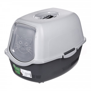 DIAMENTIQ BAYA light grey/dark grey - Katzentoilette - 55,5 x 40 x 38,7 cm