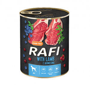 Dolina Noteci Rafi Nassfutter für Hunde mit Lammfleisch - 800g