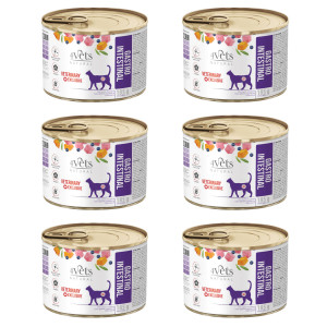  4VETS Natural Gastro Intestinal Cat - Nassfutter für Katzen - 6x185g