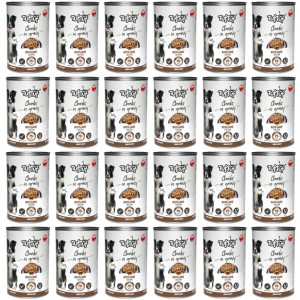TUF TUF Fleischbällchen mit Wildfleisch - Nassfutter für Hunde - 24x415g