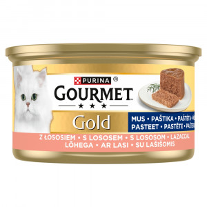 PURINA Gourmet Gold Mousse with salmon - nassfutter für Katzen - 85g
