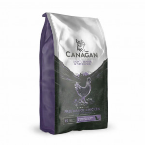 CANAGAN Light & Senior & Sterilised Huhn - trockenfutter für Katzen - 4kg