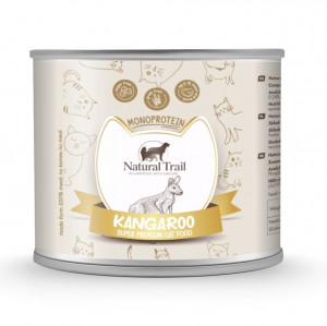 NATURAL TRAIL Monoprotein Kangaroo - nassfutter für Katzen - 185g