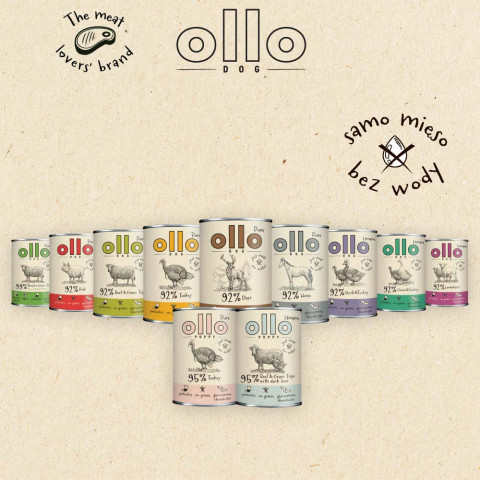 OLLO Pure Turkey - Nassfutter für Hunde - 400g - Fotogalerie 2
