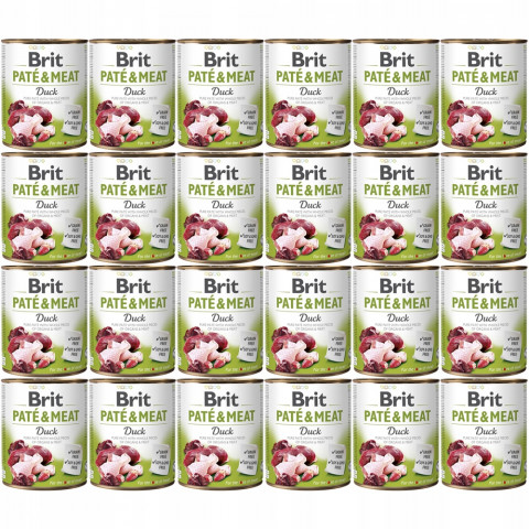BRIT Paté & Meat Ente - Nassfutter für Hunde - 24x800g - Fotogalerie 1