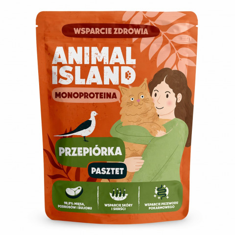 ANIMAL ISLAND Mono Quail - nassfutter für Katzen - 100g - Fotogalerie 1