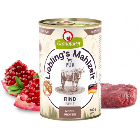 GRANATAPET Liebling's Mahlzeit Beef - Nassfutter für Hunde - 400g - Fotogalerie 2