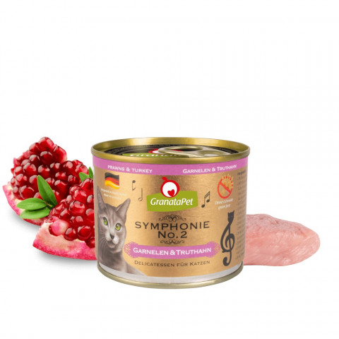 GRANATAPET Symphonie No.2 Prawns and turkey - nassfutter für Katzen - 200g - Fotogalerie 2