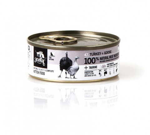 3COTY Turkey with goose For kittens - nassfutter für Katzen - 24x80g - Fotogalerie 11